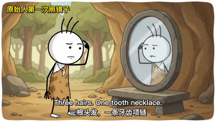 《原始人第一次照镜子》封面